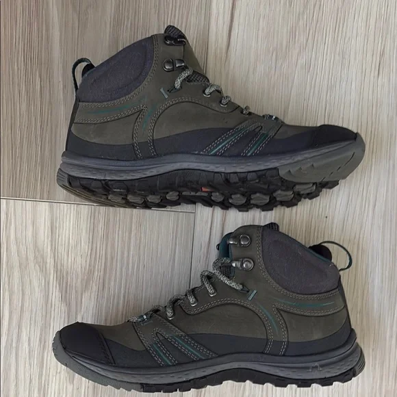 Keen Gray and Teal Hiking Boots - Picture 4 of 4